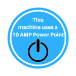 10 amp power requred button