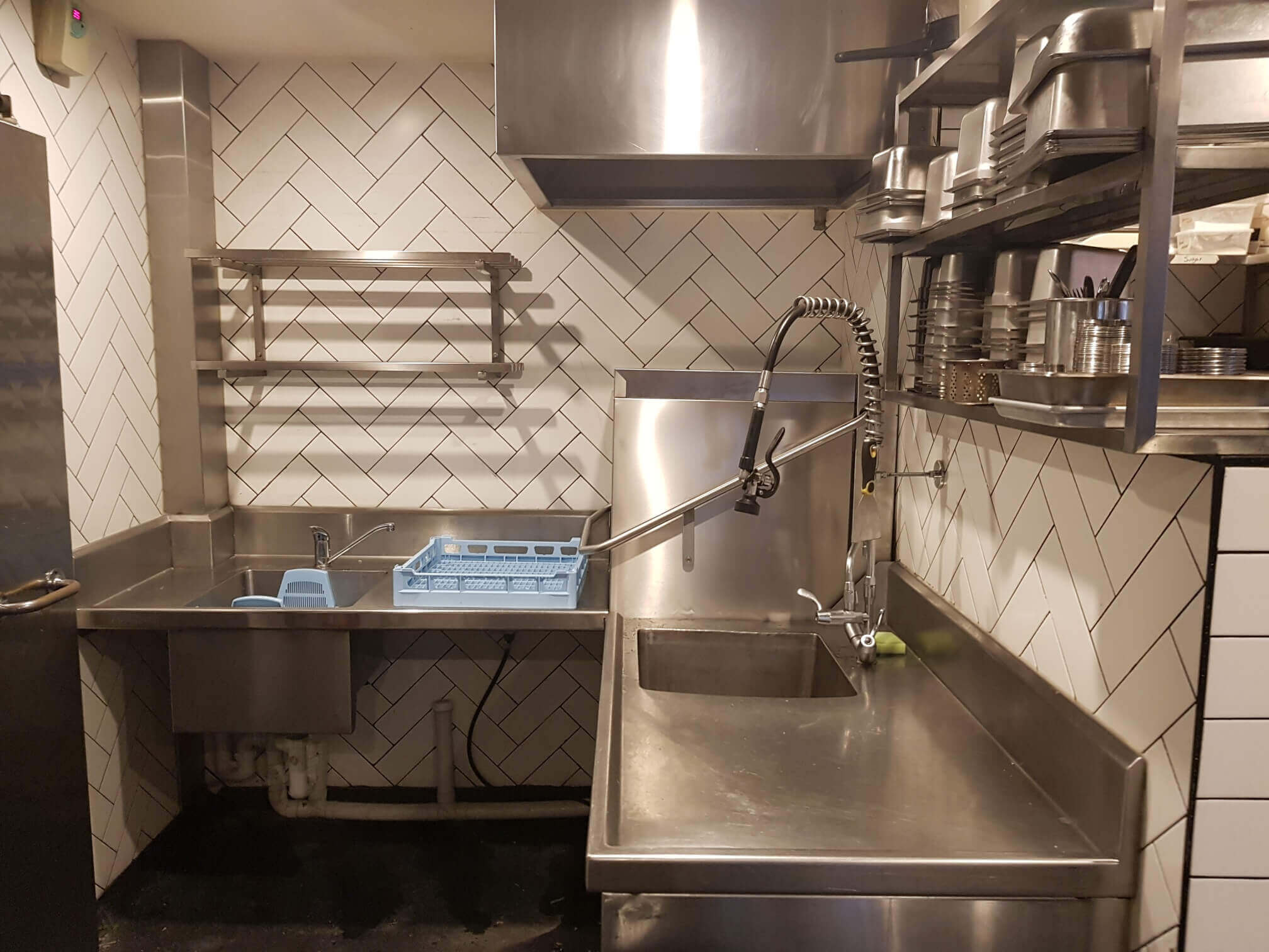 Pass Through dishwasher recently installed by Warewashing Solutions