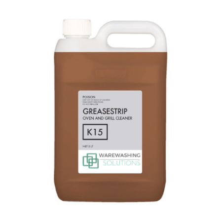 Concentrated cleaner for removing grease and fats from ovens, grill plates and deep fryers.