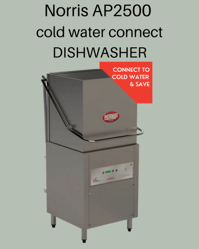 WS-Norris AP2500 Cold water connect Pass Through Dishwasher