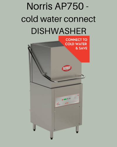 WS-Norris AP750 Cold water connect Pass Through Dishwasher